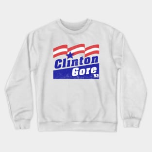 CLINTON GORE 92 - VINTAGE ELECTION SHIRT Crewneck Sweatshirt